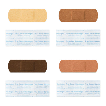 TruColour® Beige / Olive / Brown / Dark Brown Adhesive Strip, 1 x 3 Inch