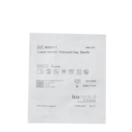 ICU Medical M9000-T Closed Enteral Tube Valve Lopez Sterile For Feeding Tubes