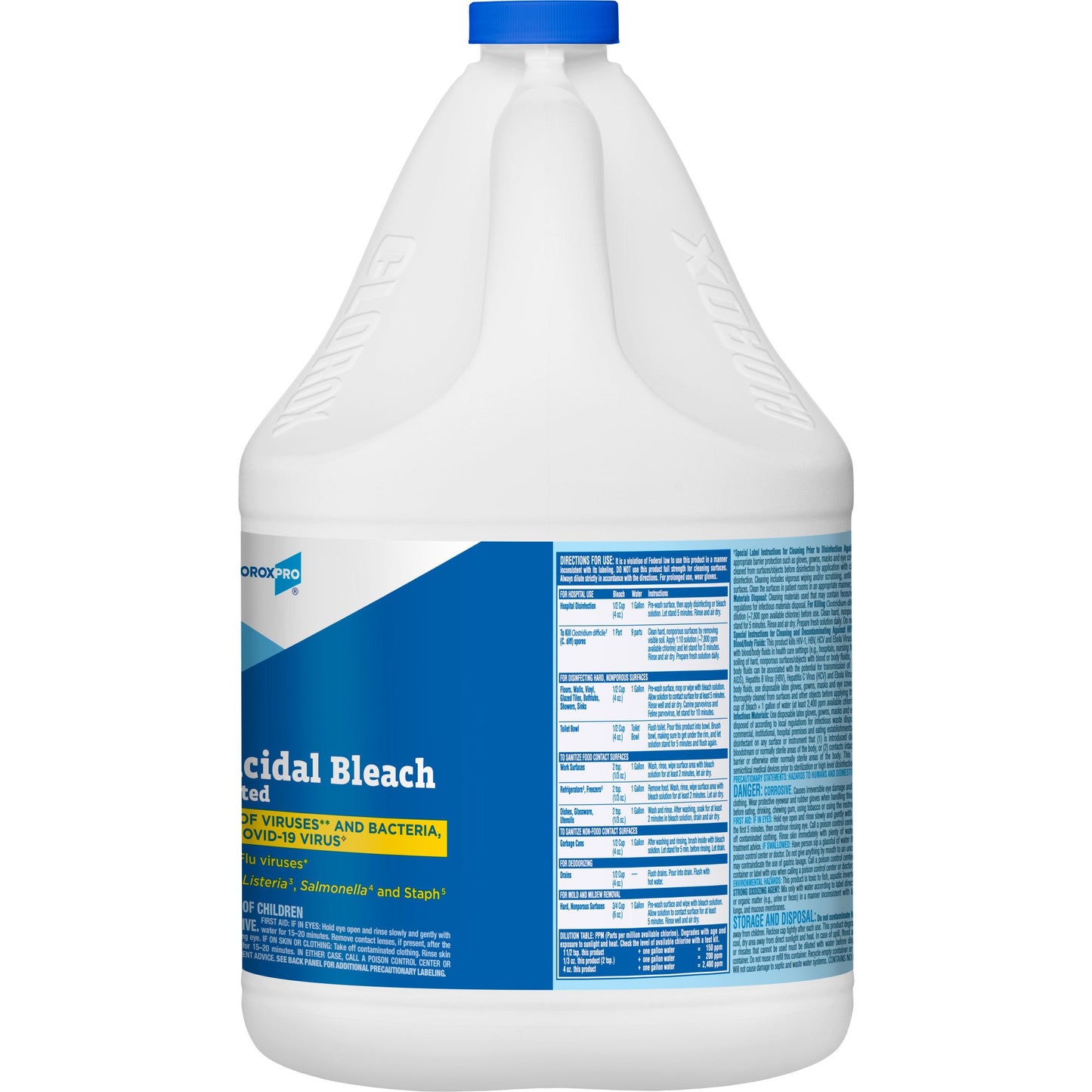 Clorox Pro™ Clorox® Germicidal Bleach, Jug, 1 gal.
