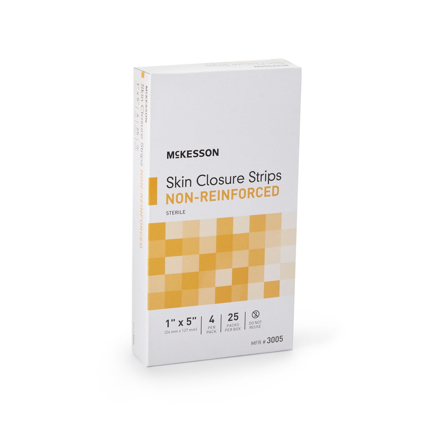McKesson Non-Reinforced Skin Closure Strip, 1 x 5 Inch
