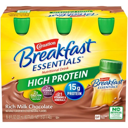 Carnation Breakfast Essentials® High Protein Chocolate Nutritional Drink, 8-oz.