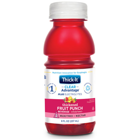 Kent Precision Foods B100-L9044 Thick-It Clear Advantage Plus Electrolytes Thickened Beverage, Fruit Punch
