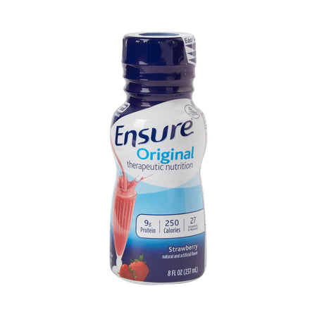 Abbott Nutrition 518430 Ensure Original Therapeutic Nutrition, Strawberry, 8-ounce bottle
