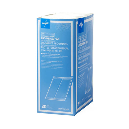 Medline Sterile Abdominal Pad, 7-1/2 x 8 Inch