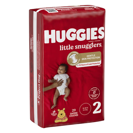Kimberly-Clark 49697 Huggies Little Snugglers Diaper, Size 2
