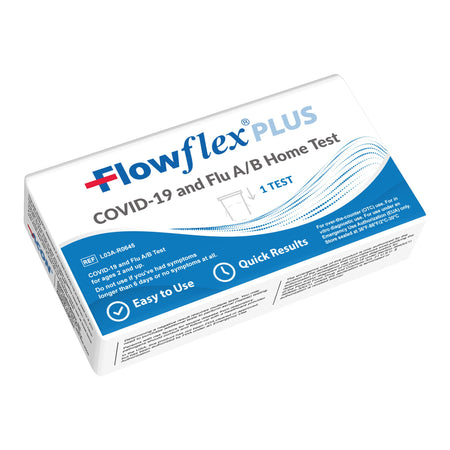 Acon Laboratories L03A-R0645 Respiratory Test Kit Flowflex Plus COVID-19 and Flu A / B Home 1 per