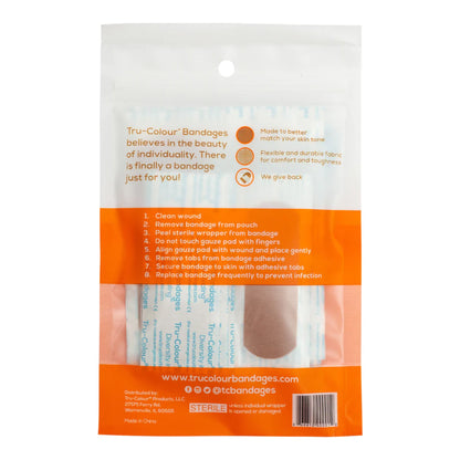 TruColour® Brown Adhesive Strip, 1 x 3 Inch