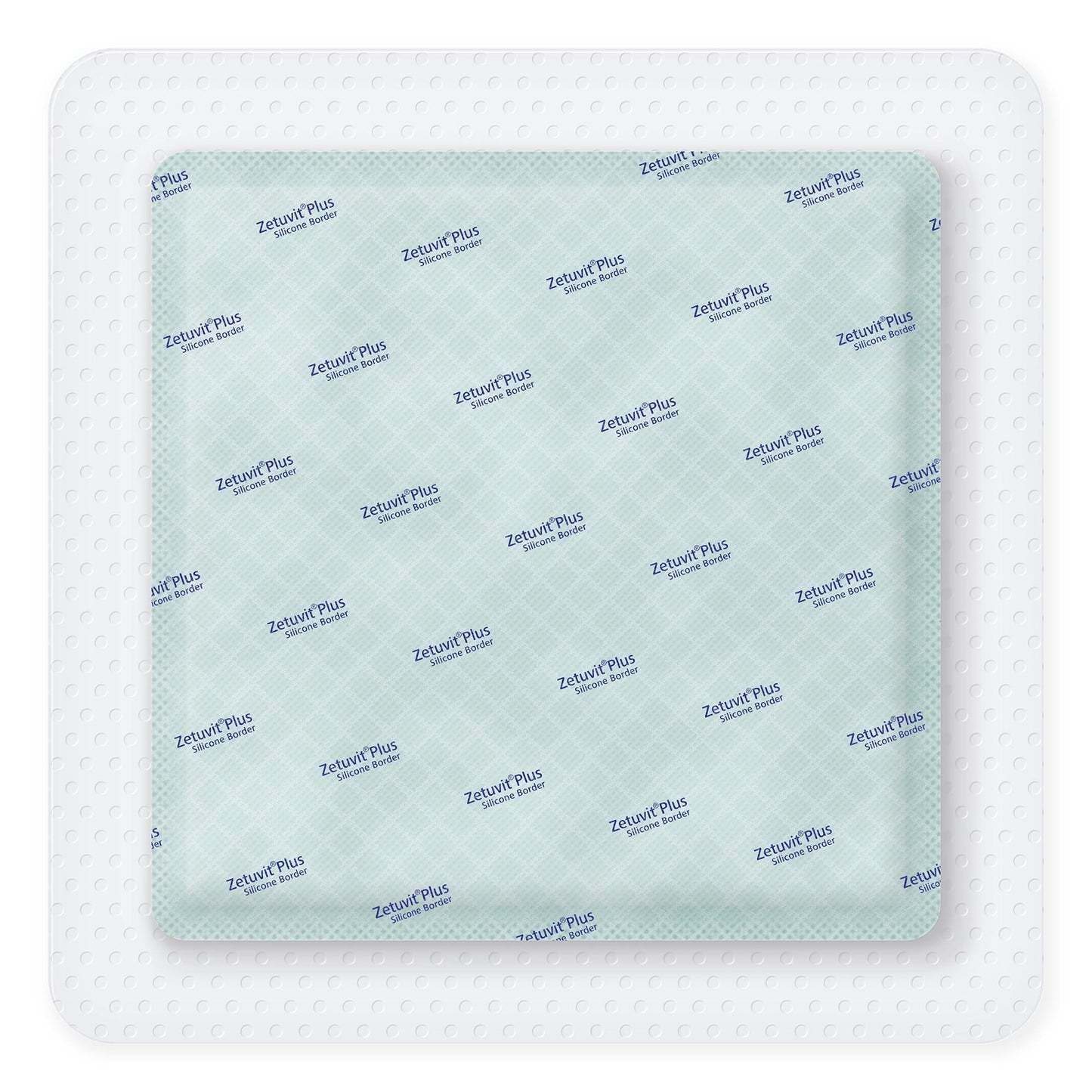 Zetuvit® Plus Silicone Border Super Absorbent Dressing, 8 x 8 Inch
