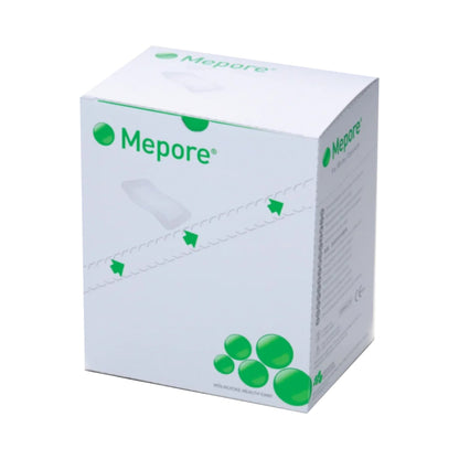 Mepore® Adhesive Dressing, 3-3/5 x 6 Inch