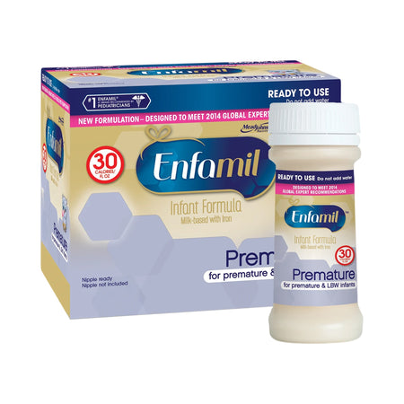 Mead Johnson 156501 Enfamil Premature 30 Cal Infant Formula, 2-ounce Nursette Bottle
