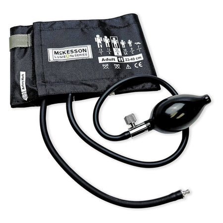 McKesson 01-865-11ABKGM Lumeon Blood Pressure Bulb and Cuff, Medium Cuff, 23 - 40 cm, Adult