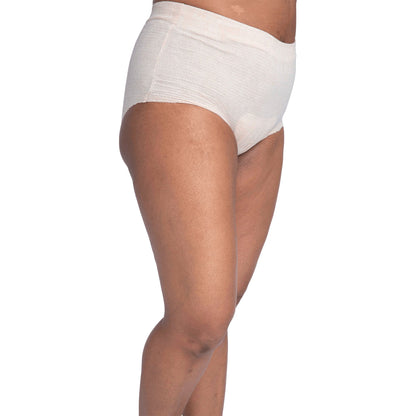 Nexwear Women's Pull-On Absorbent Underwear, Small/Medium, Tan