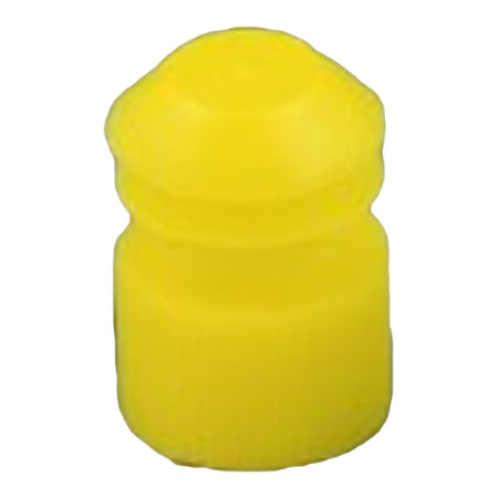 McKesson 177-118240Y Tube Closure Flanged Plug Cap Yellow Polyethylene 1000 per Bag