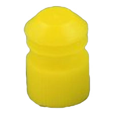 McKesson Tube Closure Flanged Plug Cap Yellow Polyethylene 1000 per Bag