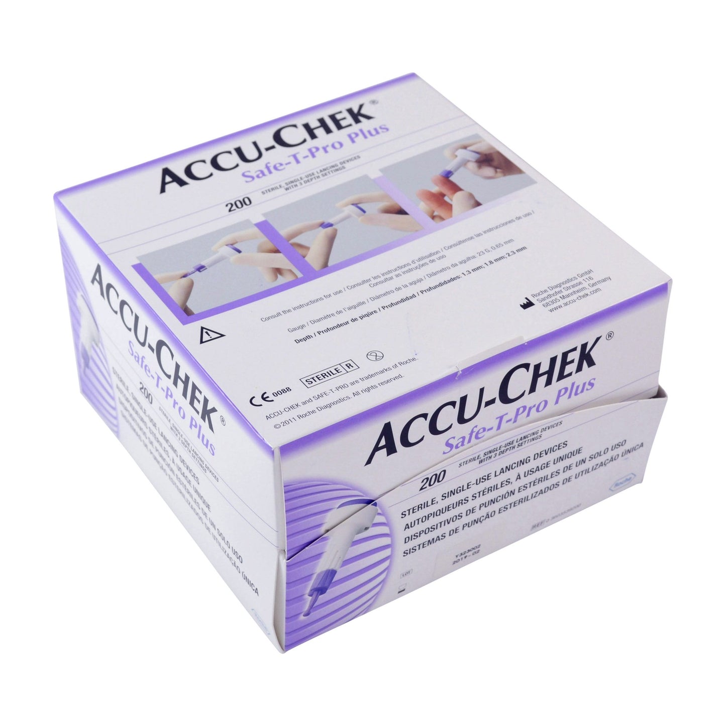 Accu-Chek® Safe-T-Pro® Plus Safety Lancet