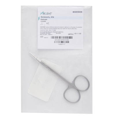 McKesson Argent™ Iris Scissors, 4½ Inches Curved