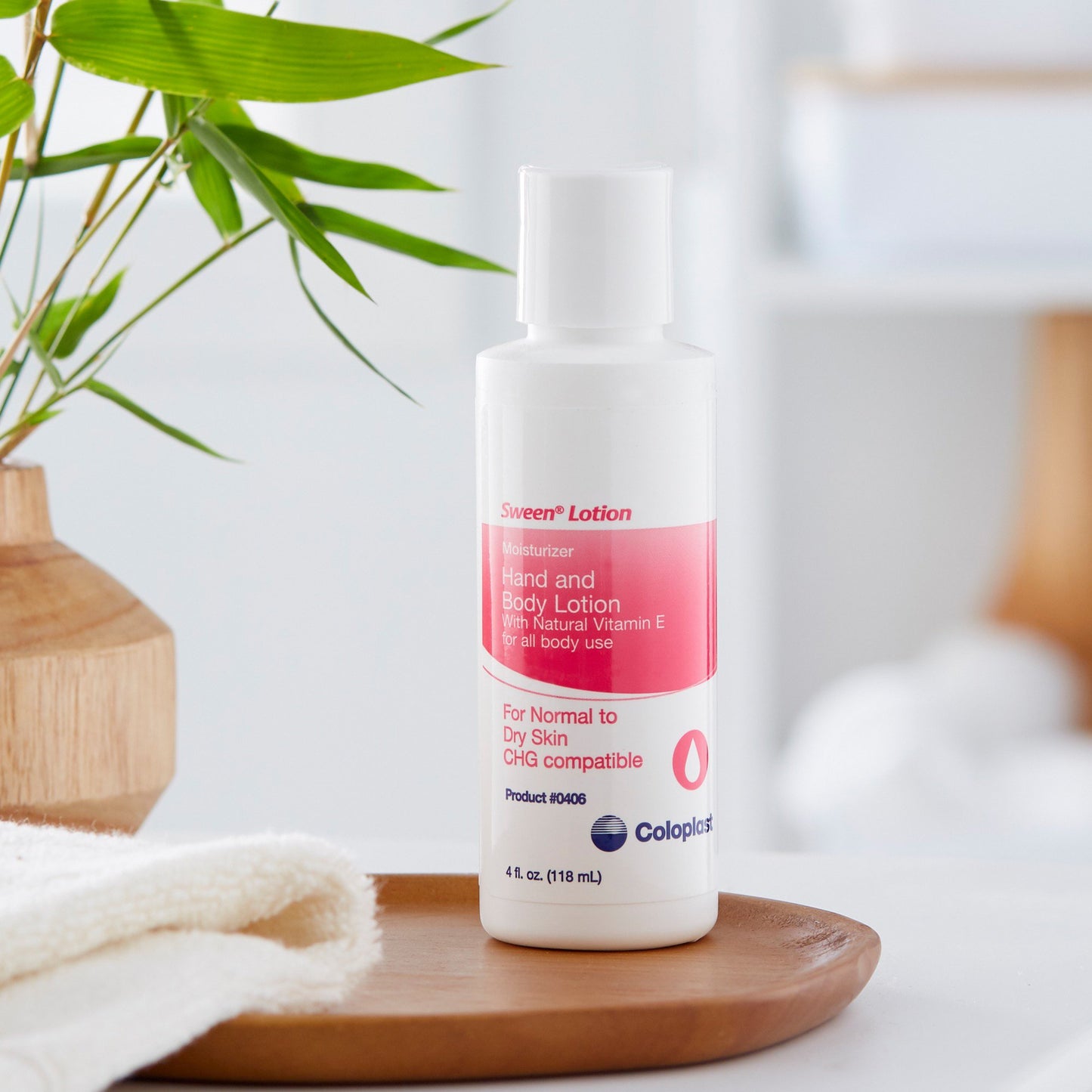 Coloplast Sween® 0408 Moisturizer Hand and Body Lotion with Natural Vitamin E, 4 oz. Bottle