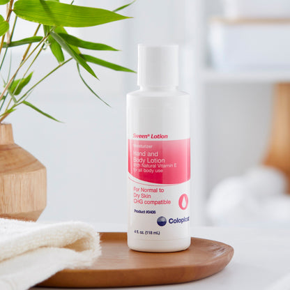 Coloplast Sween® 0408 Moisturizer Hand and Body Lotion with Natural Vitamin E, 4 oz. Bottle