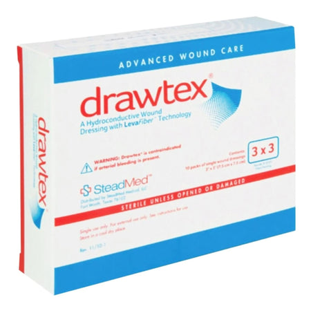 Urgo Medical 301 Drawtex Non-Adherent Dressing, 3 x 3 Inch