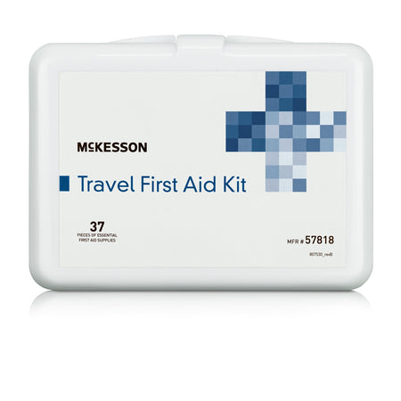 McKesson 57818 Travel First Aid Kit, 5-1/4 x 3-1/2 x 1-3/4 Inch