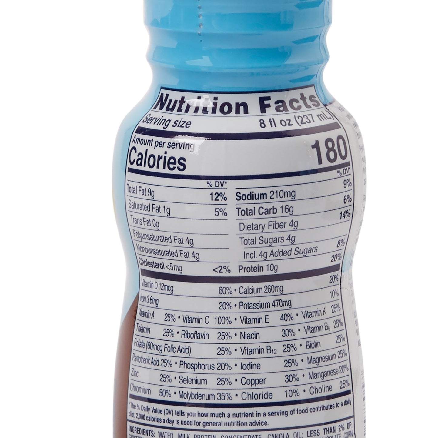 Glucerna® Original Shake, Chocolate Flavor, 8-ounce bottle
