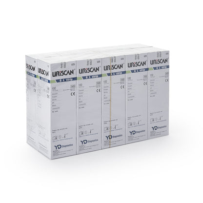 Uriscan Urine Reagent Strip, Blood, Glucose, Leucocytes, Nitrite, pH, Protein