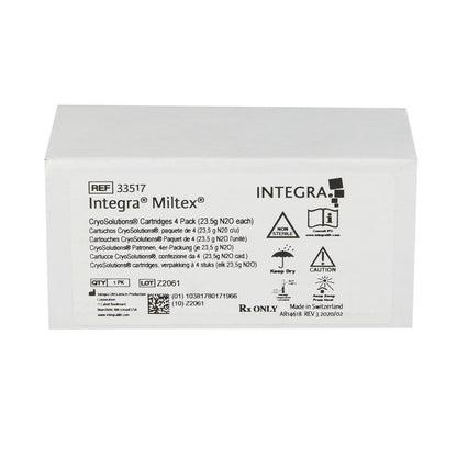 CryoSolutions® Liquified Nitrous Oxide Cartridge