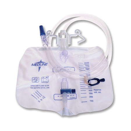 Medline DYND15205 Urinary Drain Bag With Slide Cap