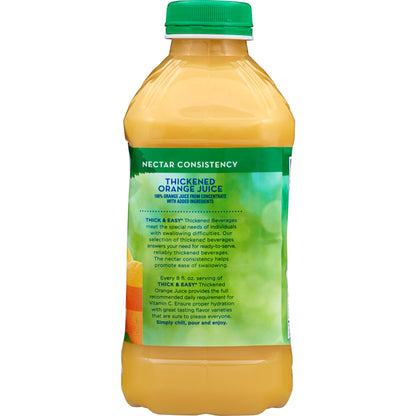 Thick & Easy® Clear Nectar Consistency Orange Juice Thickened Beverage