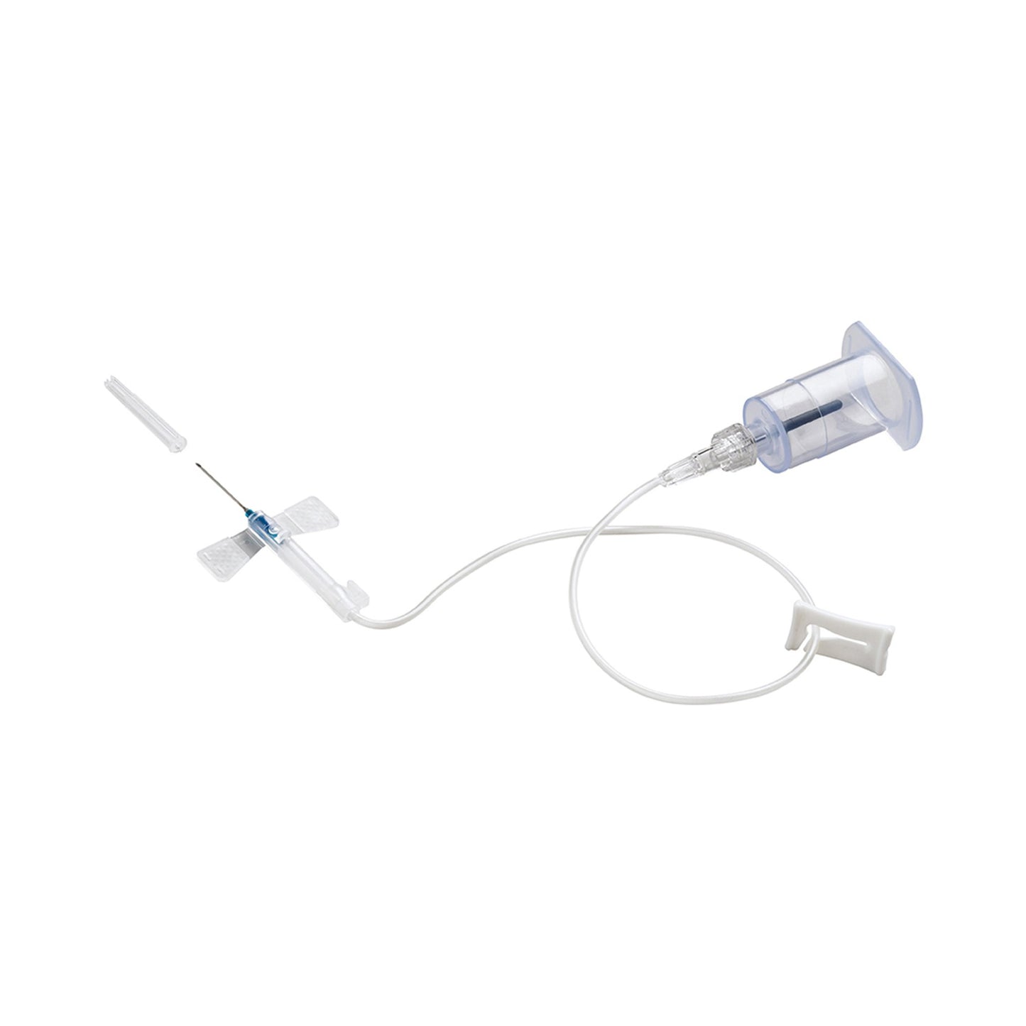 Saf-T Wing® Blood Collection Set 21 Gauge 3/4 Inch Needle Length Safety Needle 12 Inch Tubing Sterile