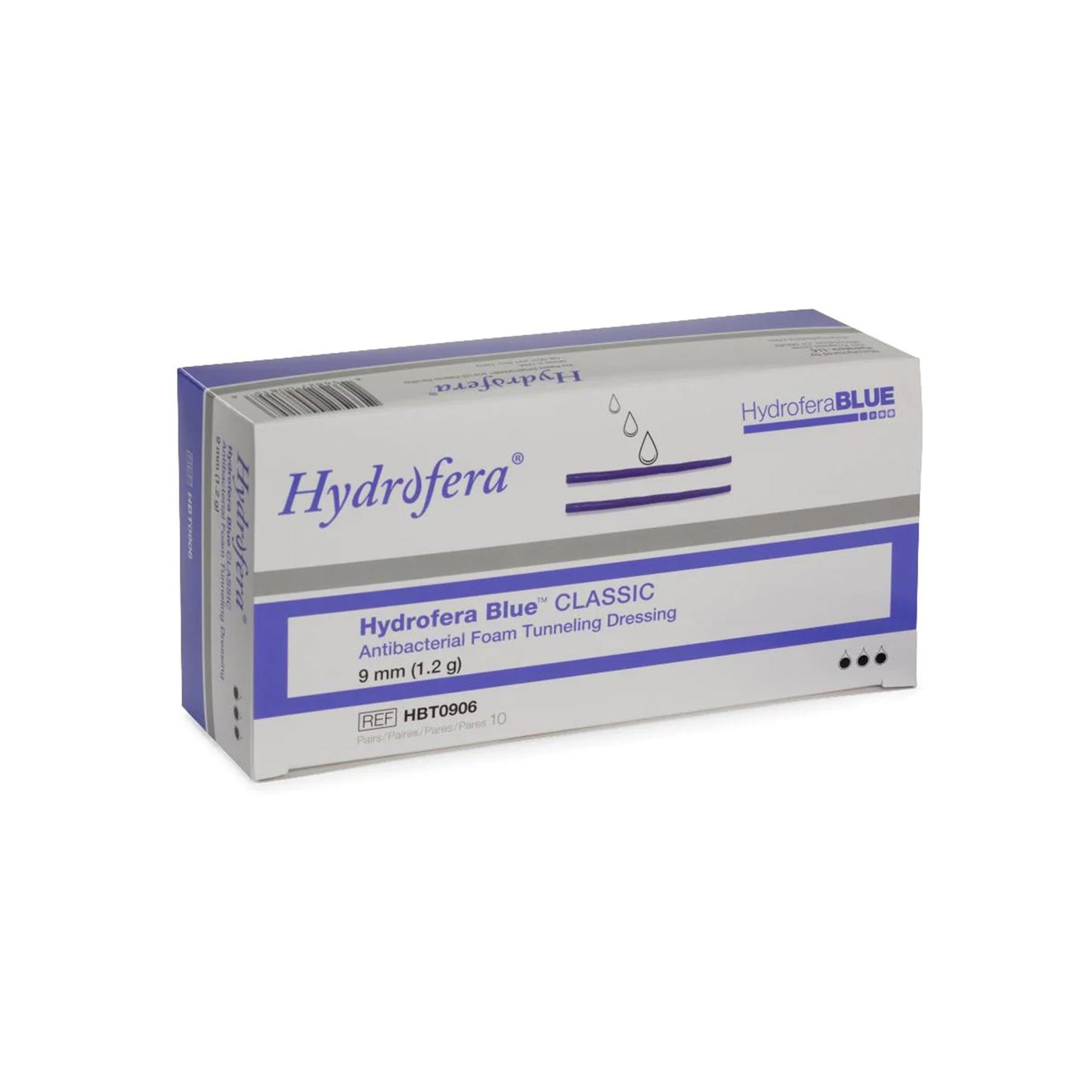 Hydrofera Blue™ Classic Antibacterial Foam Tunnelling Dressing, 9 millimeter