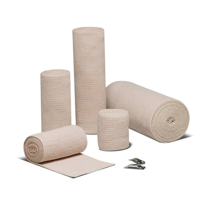 REB® Clip Detached Closure Elastic Bandage, 4 Inch x 10 Yard