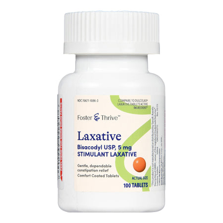 McKesson 70677108603 Foster & Thrive Laxative Bisacodyl USP 5 mg Tablets