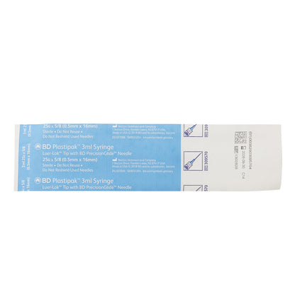 PrecisionGlide Syringe with Hypodermic Needle, 25 Gauge, 5/8 Inch by BD product image