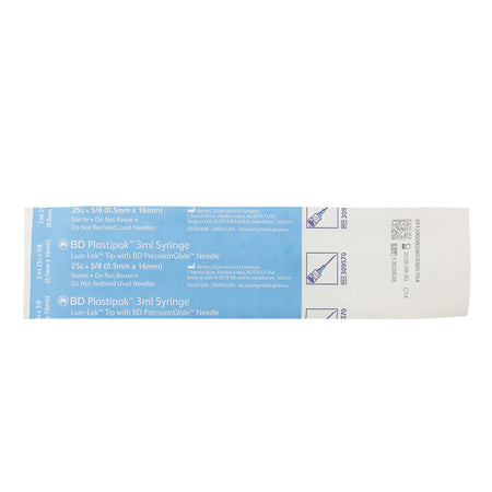 PrecisionGlide Syringe with Hypodermic Needle, 25 Gauge, 5/8 Inch by BD product image