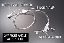 AMT Right Angle Connector with Y-Port Adapter, Mini Classic, 24 inch