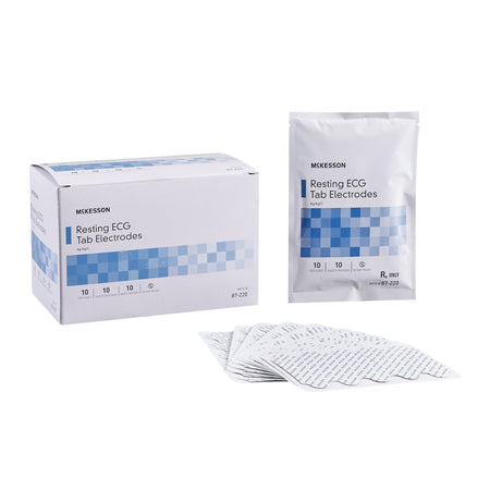 McKesson 87-220 Resting ECG Tab Electrodes, Ag/AgCl