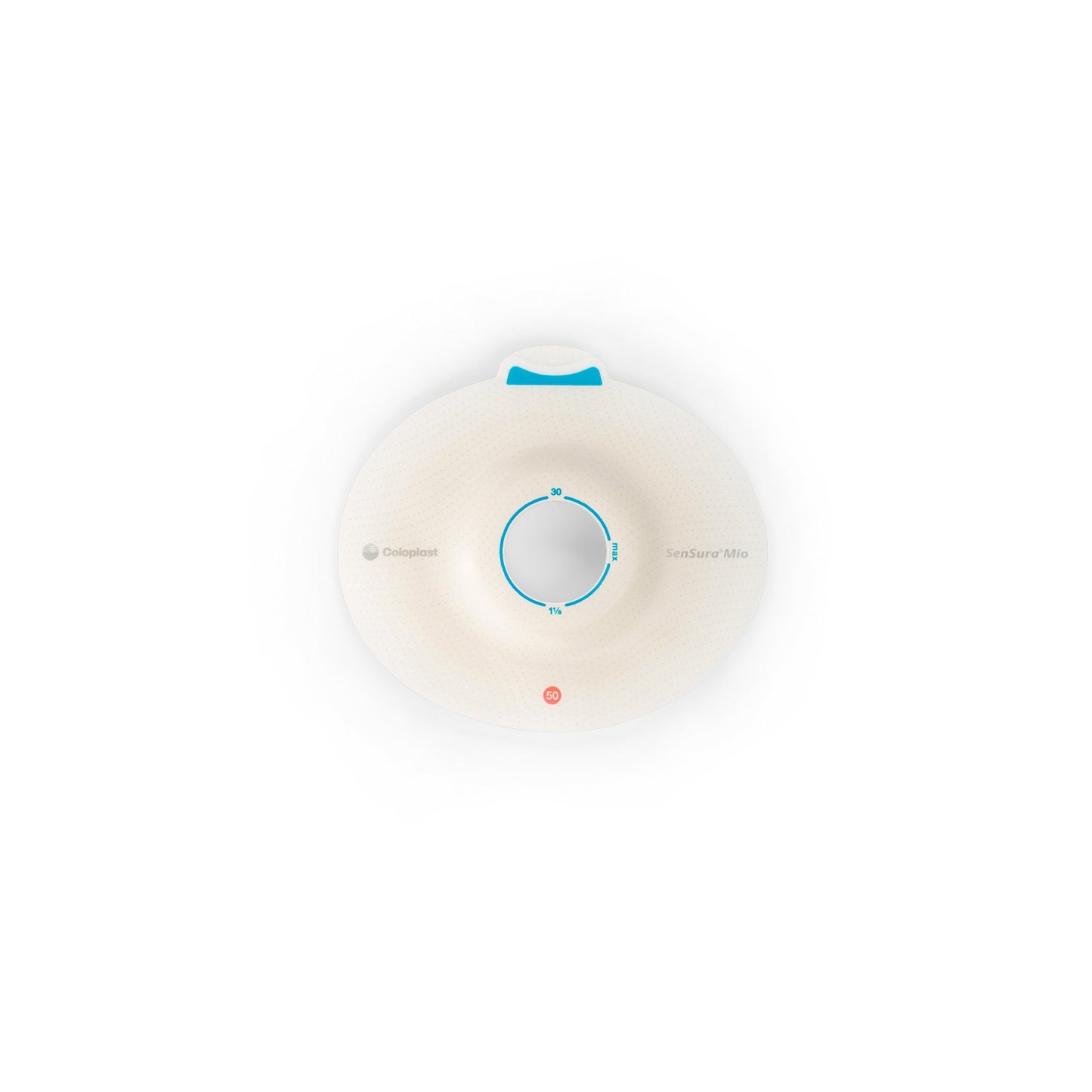 SenSura® Mio Click Convex Deep Ostomy Barrier, 28 mm Stoma, Red Match