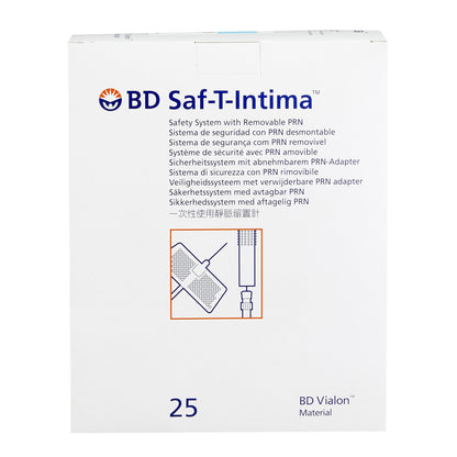 BD 383322 Saf-T-Intima™ Closed IV Catheter System, PRN Port, 22 Guage