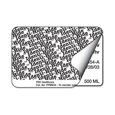 PDC® Identi-Hide™ Protection Label, 2 x 3 Inch