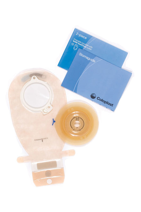 Coloplast 11002 Urostomy Pouch Assura Two-Piece System 10-1/4 Inch Length Flat