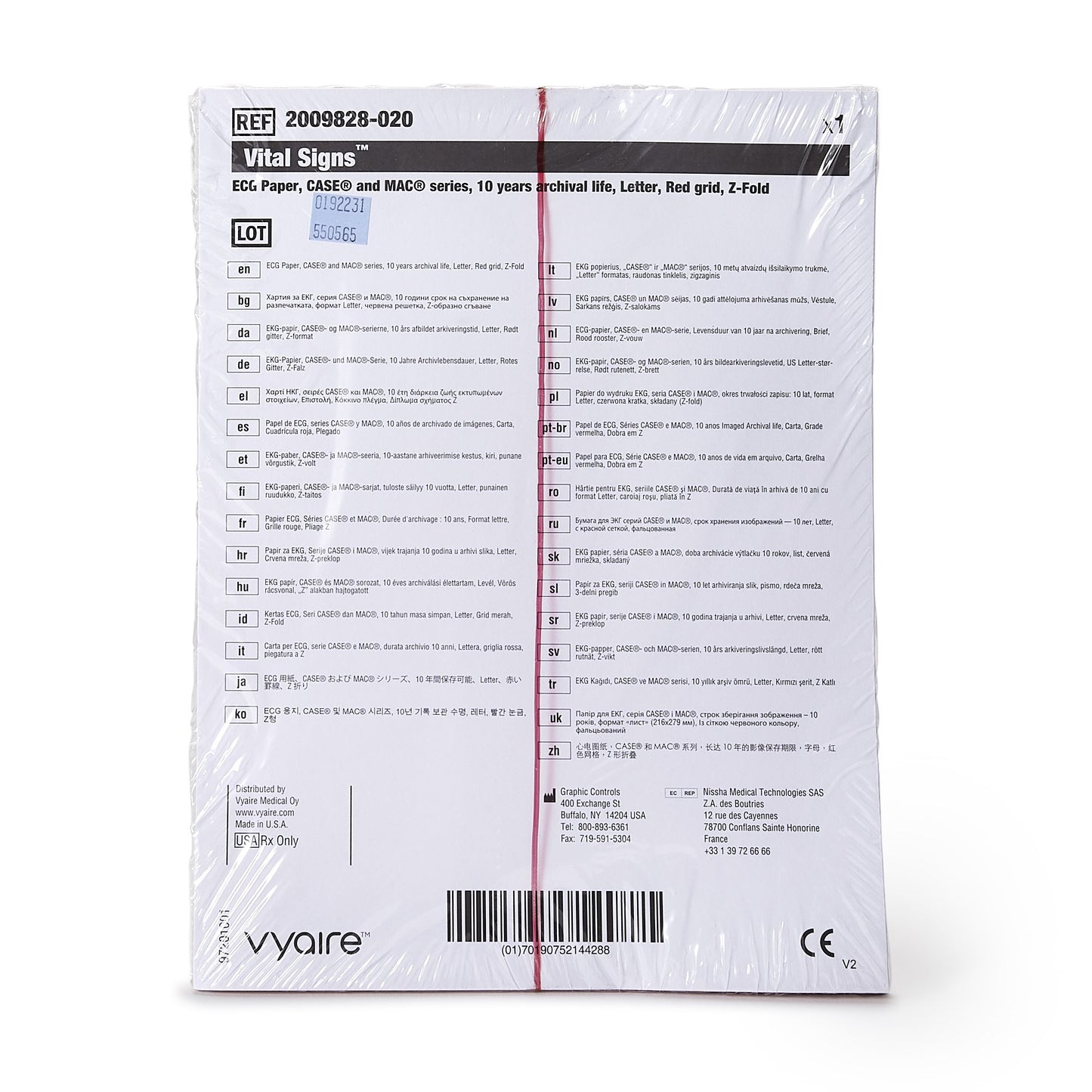 Vital Signs® ECG / EEG Recording Paper
