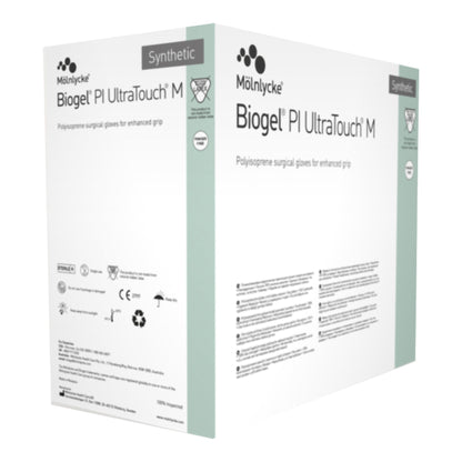 Biogel 42675 PI UltraTouch M Polyisoprene Surgical Glove, Size 7.5, Straw, Sterile Molnlycke