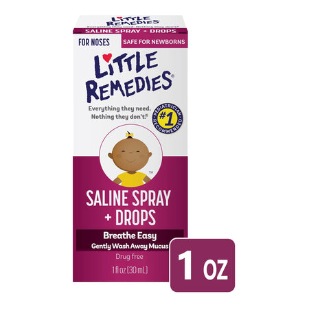 Prestige Medical 56184012011 Little Remedies Saline Spray + Drops