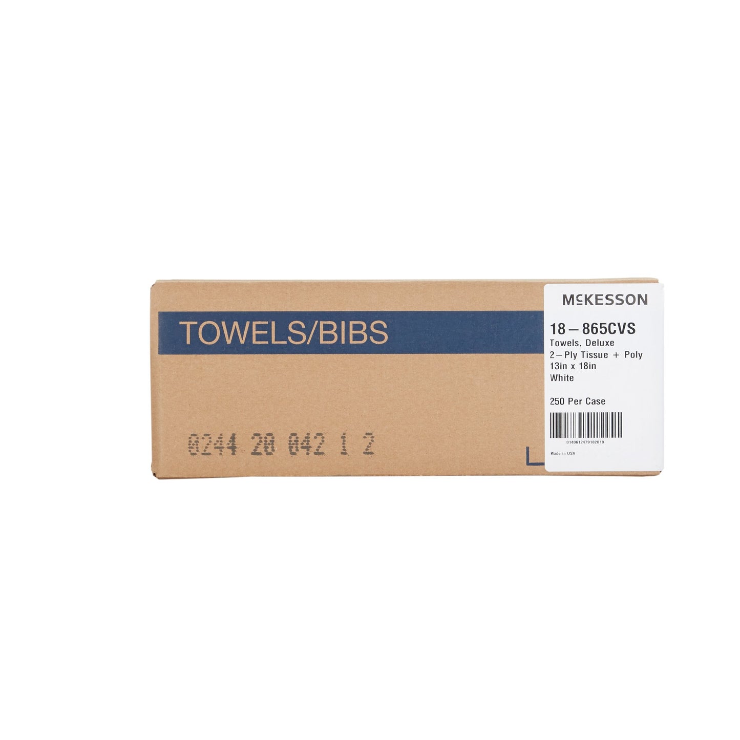 McKesson Deluxe White Procedure Towel, 13 x 18 Inch
