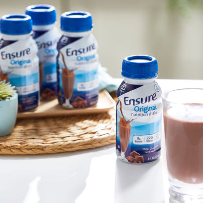 Ensure® Original Nutrition Shake, Chocolate, 8-ounce bottle