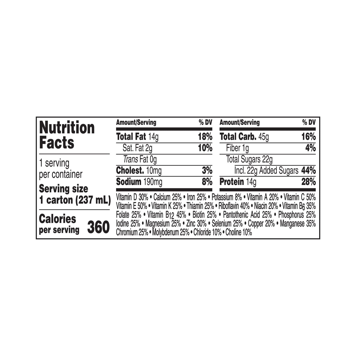 Boost Plus® Vanilla Balanced Nutritional Drink, 8-ounce carton
