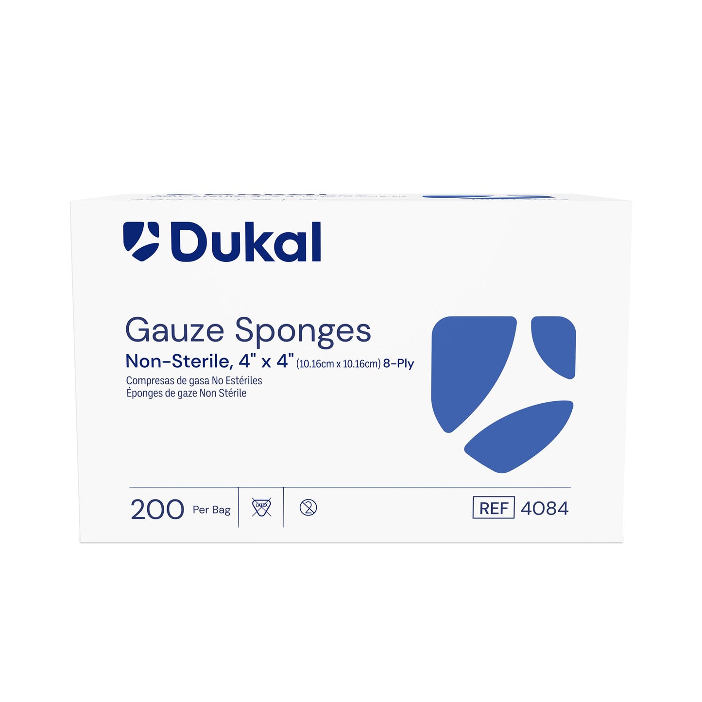 Dukal™ Gauze Sponge, 4 x 4 Inch, 8-Ply