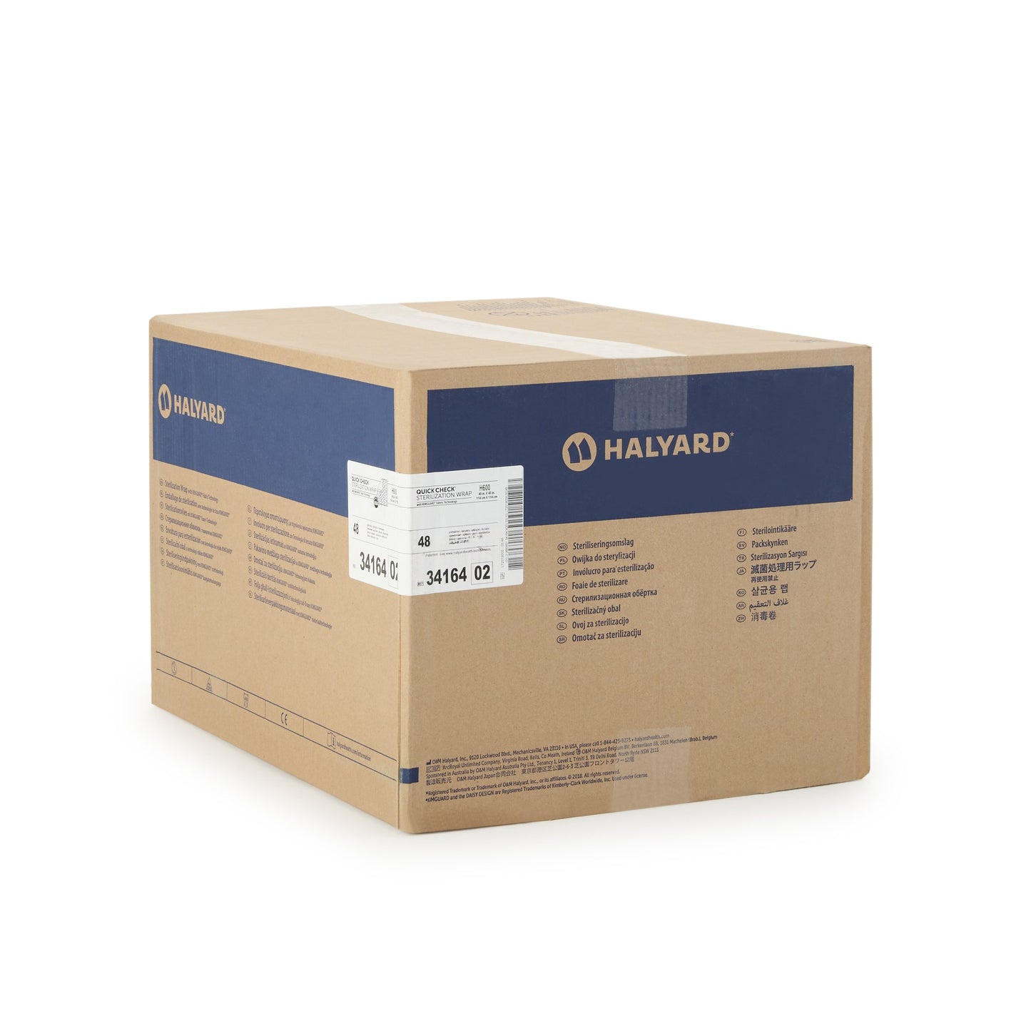 Quick Check H600 Sterilization Wrap, 45 x 45 Inch