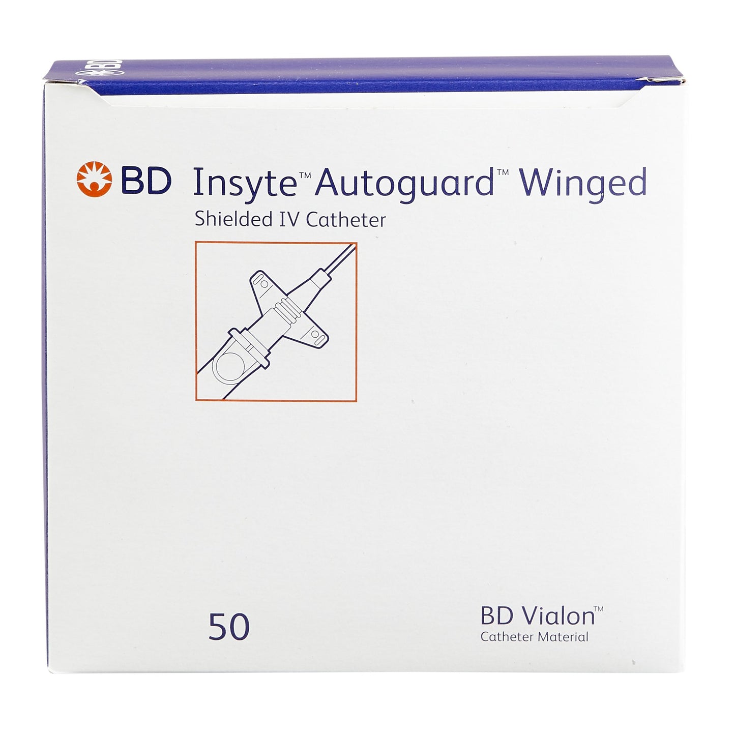Insyte™ Autoguard™ Peripheral IV Catheter, Winged Hub